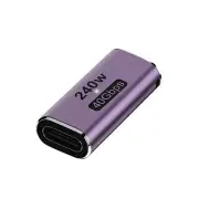 USB4.0 Type-C Female To Female Adapter Coupler 240W 40Gbps 8K For Thunderbolt