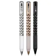 Geometric Metal Crinkle Pen , Stress Relief Metal Shape Shifting Switchpen,5302
