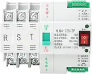 NDNCZDHC 400V AC Automatic Transfer Switch 3P Rail Installation Dual Power Transfer Switch 100A