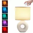 Remote Control LED Bedside Lamp Night Light Table Desk USB Dimmable Rechargeable
