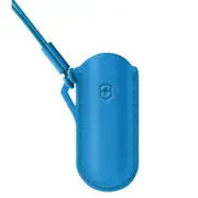 Victorinox 7 cm Classic Swiss Army Knife Leather Pouch - Summer Rain (Blue)