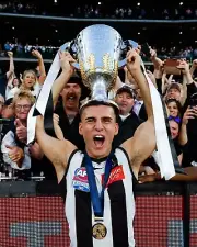 COLLINGWOOD MAGPIES AFL FOOTBALL TEAM PLAYER POSTER, BARGAIN, PREMIERS,1