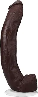 Doc Johnson Signature Series - Dredd - 13.5 Inch ULTRASKYN Dildo with Removable Vac-U-Lock Suction Cup - F-Machine & Harness Compatible - for Adults Only, Chocolate