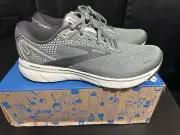 NEW Mens Size 12 - Brooks Ghost 14 Grey/Alloy/Oyster Running Shoes