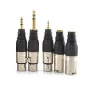 4Pin XLR Female to 4.4mm/3.5mm/2.5mm Jack Male HIFI Cable Adapter Converter Plug