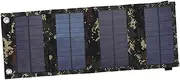 1 Set Solar Panel Charger Outdoor Solar Charger High Performance Portable Durable for Camping Hiking Emergency Power Supply Efficient Conversion Output