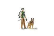 Bruder Forestry Figure Set With Log Splitter & Tools Scale Model Kids Toy 3y+