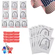 10-100pcs Dental Orthodontic Super Elastic Niti Arch Wire Round 12-20 U&L ws