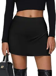 [Facogoo] Women's Cheetah Mini Skort Leopard Print High Waisted Elastic Bodycon Club Y2K Skirt with Shorts