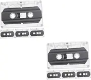 KICHOUSE 8 Pcs Blank Audio Tape Blank Tape Cassete Cassette Tape Cases Cassette Tapes for DIY Blank Cds Recordable Cassette Tapes Blank Cassettes Music Cassettes Tapes Mini Cassette Tapes
