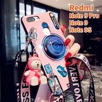 在飛比找蝦皮購物優惠-Redmi Note 9s 復古相機掛繩吊帶外殼握把支架矽膠