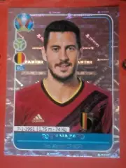 EDEN HAZARD #BEL 6 ( REFRACTOR ) ( BELGIUM ) EURO 2020 . PANINI