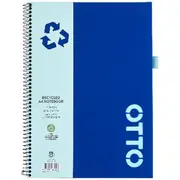 Otto A4 Recycled Notebook 120 Page Navy