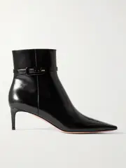 [Gianvito Rossi] Gianvito Rossi - Tokio 55 Leather Ankle Boots - Black - IT42 IT 42 Black