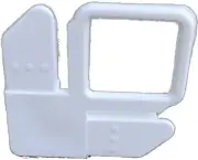 5/16" White Outside Window Screen Corners with Pull Tab, 20 Pack