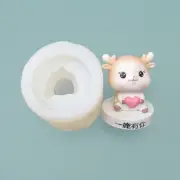 Small Deer Silicone Mold for Making Soap Cake Fondant
