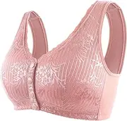 [Generic] Pack of Bra Sexy Front Buckle Underwear Without Rims Vest Lace Plus Size Bra Underwear Molded Cup Sports Bra