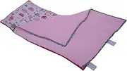 Bacati Owls Girls Cotton Nap Mat, Pink/Grey
