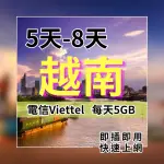 【CPMAX】越南上網每日5GB 10日(越南電信VIETTEL越南手機上網 越南旅遊上網 SIM25)