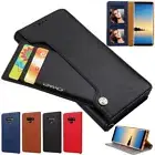 For Samsung S25 S24Ultra S21 S20FE S20Plus S10+ S9 S8 Leather Wallet Card Case