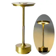 LED Table Lamp Touch Dimmable USB Rechargeable Bar Night Light Cordless