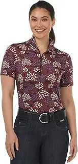 [Kerrits] Women's Breeze Ice Fil Short Sleeve Horse Riding Shirt – Ultra-Lightweight Cooling Equestrian Top, Great for Summer