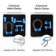 Dental Matrix Sectional Contoured Metal Spring Clip Sectional Matrix Clamps Kit