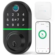 Keypad Smart Deadbolt Wifi Door Lock: Kucacci Keyless Entry Door Lock for Fro...