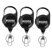 RG1 Fly Fishing Zinger Retractor 3 pcs Black