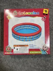 COCOMELON TODDLER BABY POOL NEW IN BOX POOL BESTWAY TODDLERS 40" 47 GALLONS