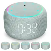 White Noise Machine Alarm Clock for Bedrooms - 5W Stereo Bluetooth Speaker - ...
