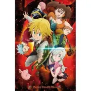 Seven Deadly Sins 24X36 Inch Vertical Premium Anime Wall Poster