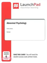 在飛比找三民網路書店優惠-Launchpad for Abnormal Psychol