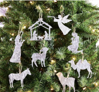 nativity ornament set Christmas Tree Holiday Nativity Set Christmas Ornament￼