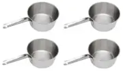 2 qt Stainless Steel Saucepan w/ Solid Riveted Handle *(4-Pieces of Pack)