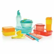 NEW tupperware Crystal wave eco set FREE SHIPPING! lunch storage fridge picnic
