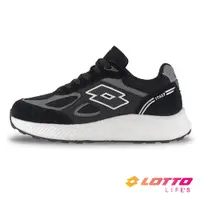 在飛比找PChome24h購物優惠-【LOTTO 義大利】女 TITAN 經典跑鞋(黑/白)