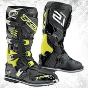 TCX Pro 2.1 TCF900 Motorcycle Boots Black/Yellow Fluo (US 10/27.5cm)