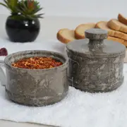 Marble Dual Salt Cellar Premium Crafted