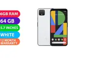 Google Pixel 4 (64GB, White) - Grade (Excellent)
