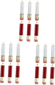 Beavorty 3sets Bottles Empty Lip Gloss Tubes Pencil Shape Lipstick Containers Diy 6pcs*3