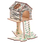2PCS Hamster Villas Lovely Guinea Pig Woven Hut Hamsters Woven Bed Hamster Bed