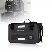 2x 30L Motorcycle Waterproof Tail Bag Motorbike Saddle Luggage Storage Tool Bag