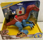 Imaginext Therizinosaurus and Owen Jurassic World Dinosaur Action Figure NIP