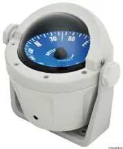 RIVIERA Vega Boat Marine Compass 2" 3/4 Grey/Blue Bracket Mount
