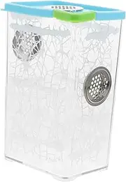 EXAOMBLE Reptile Terrarium Enclosure for Jumping Spider Gecko Tortoise and Bearded Dragon Compact Micro Habitat for Easy Maintenance and Care Indoor Spaces