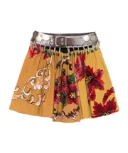 Logger Mini Skirt Ochre yellow