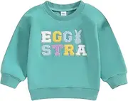 [Adobabirl] Toddler Baby Girl Boy Halloween Outfit Pumpkin Patch Crewneck Sweatshirt Pullover Sweater Fall Halloween Clothes