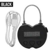 Smart Time Lock Padlock New Rechargeable With LCD Display 1 PCS 30 Grams