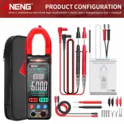 ST212 DC/AC Current Digital Clamp Meter 6000 Counts 400A Amp Multimeter Large Co